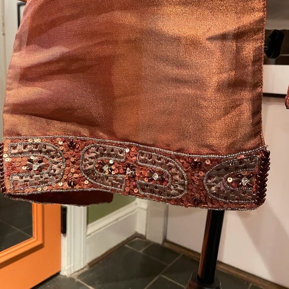 Silk with beaded detail wrap - Picture 3 of 5